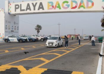 Solamente los vacacionistas que presenten código QR podran ingresar a la Playa Bagdad