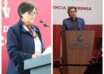 Se despide la directora de Conagua y coordinador del Servicio Meteorológico Nacional