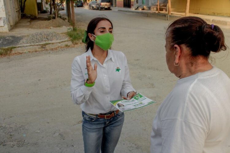 Agua potable y pavimentación, compromiso de Gabriela Millá