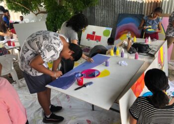 Trabaja Cultura Somos con niños de la Marte R. Gómez