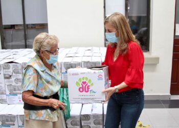 Entrega DIF Tampico Apoyos Alimentarios a Grupos Vulnerables