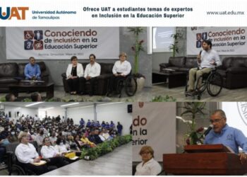 Realiza UAT ciclo de conferencias “Conociendo de inclusión en la educación superior”