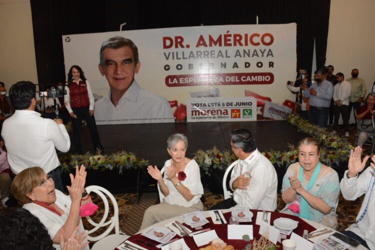 La cura de todos los males de Tamaulipas se llama Américo Villarreal: Padierna