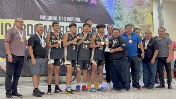 ¡Bronce con sabor a gloria! Tamaulipas destaca en nacional de basquetbol U13