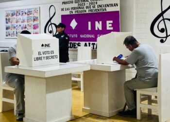 Inicia votación de reos en prisión preventiva en reclusorio de Altamira, Tamaulipas