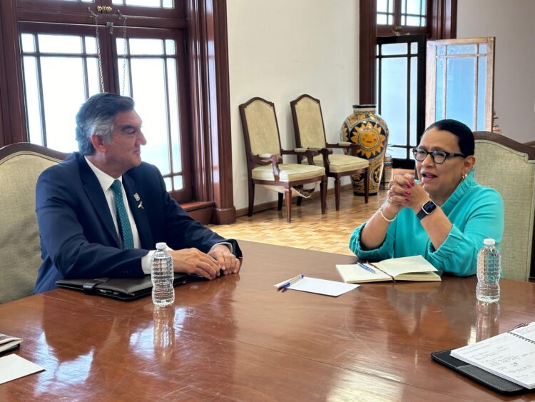 Fortalecer programas federales y seguridad en Tamaulipas, acuerda Américo con Rosa Icela y García Harfuch