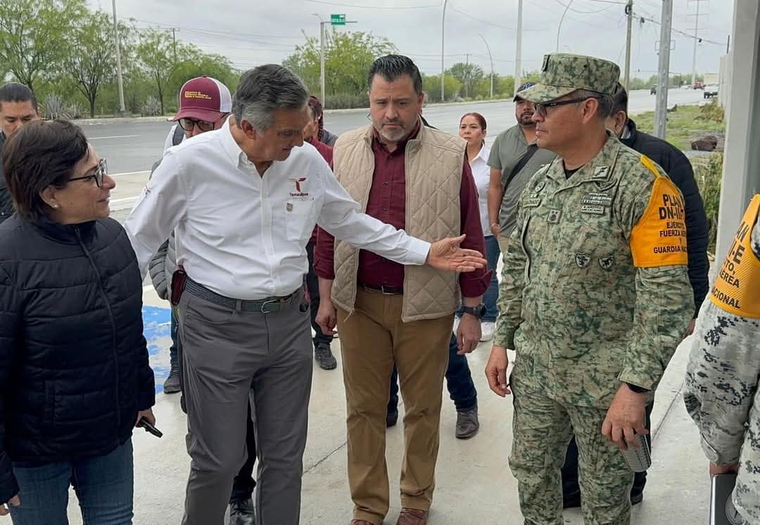 Américo Villarreal visita Reynosa tras lluvias