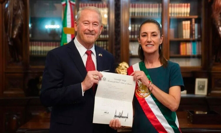 Embajador de EU llama a México a enfrentar juntos ‘amenazas’ compartidas