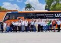 Entrega la UAT nuevas unidades para el transporte gratuito de sus estudiantes