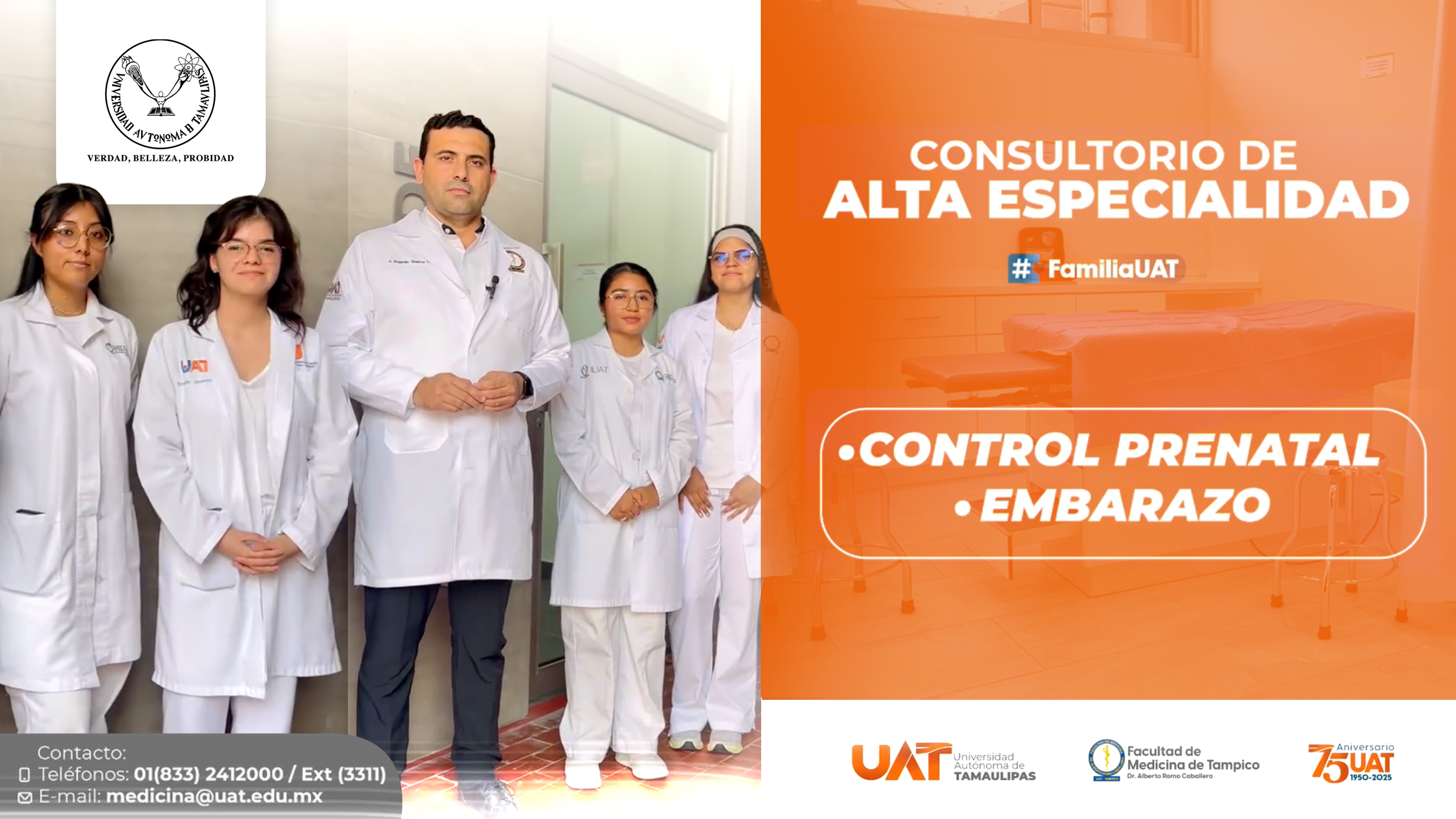 Brinda la UAT consulta gratuita de ginecología
