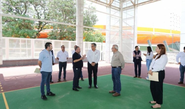 Supervisa Américo obras de infraestructura deportiva