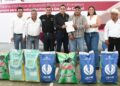 Entregan más de 62 toneladas de semilla en apoyo a productores de Abasolo y Soto la Marina