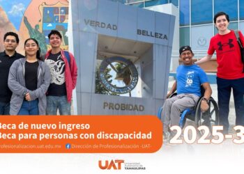 Lanza la UAT programas de becas para nuevo ingreso y estudiantes con discapacidad