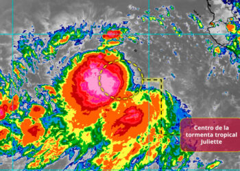 Tormenta tropical se forma en costas del Pacífico