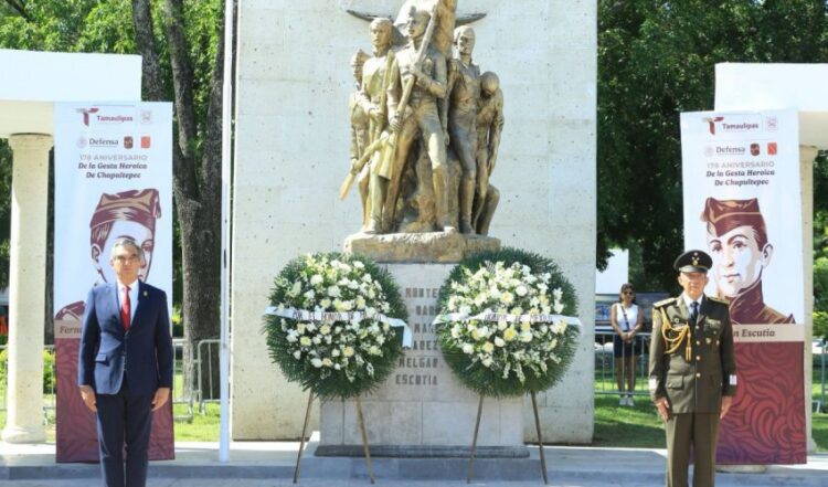 Preside Américo ceremonia del 178 aniversario de la Gesta Heroica de los Niños Héroes de Chapultepec