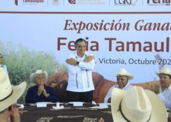 Inaugura Américo Villarreal exposición ganadera en la Feria Tamaulipas 2025